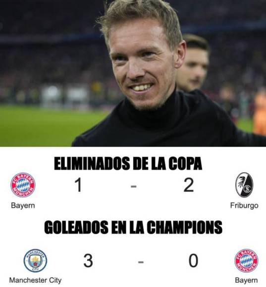 Barça protagonista de memes tras la goleada del City al Bayern