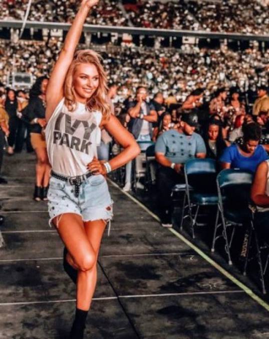 La rusa también 'cumplió uno de sus sueños' al asistir al concierto de Beyonce y Jay-Z el pasado domingo en Los Ángeles.