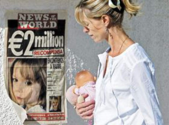 Un británico incriminado por desaparición de la pequeña Maddie en Portugal