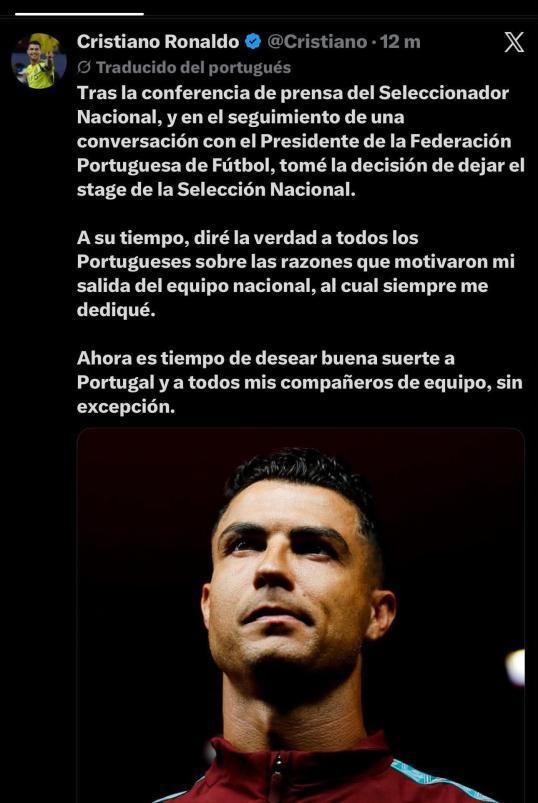 Berrinchudo: así reacciona la prensa tras el adiós de Cristiano Ronaldo
