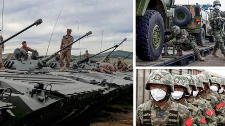 Rusia inició este jueves las maniobras militares Vostok-2022 (Oriente-2022), en las que participan 50,000 militares, incluidas tropas de países aliados como China, en plena campaña militar en Ucrania, que cumple hoy 190 días.