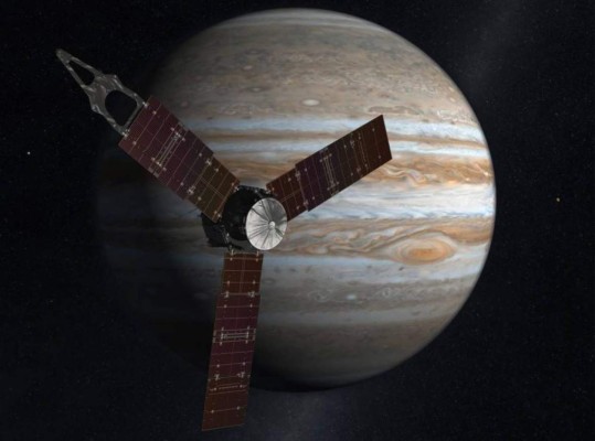 Sonda Juno completa con éxito su mayor aproximación a Júpiter