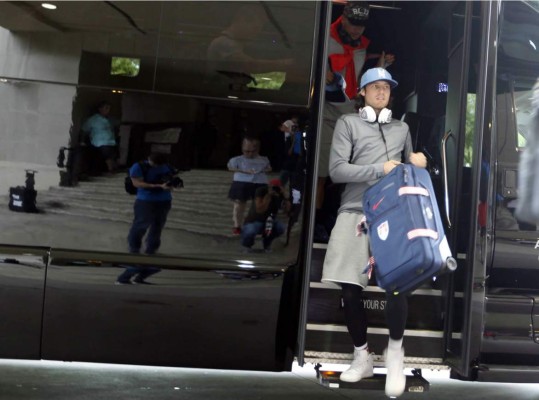 Estados Unidos arribó a Dallas con mucho hermetismo