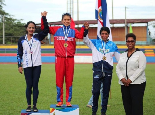 Hondureña Aldy Gónzalez gana plata en Centroamericano de Atletismo Mayor