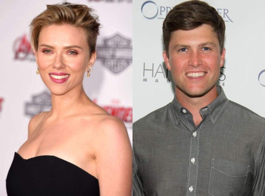 Scarlett Johansson y Colin Jost, de nuevo muy acaramelados   