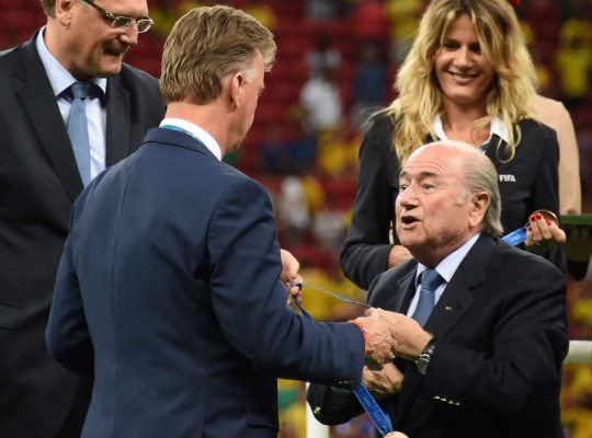 Van Gaal, feliz por terminar su trabajo con Holanda con una medalla