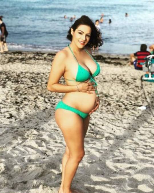 Nathalia Casco hizo su embarazo público a mediados de julio.