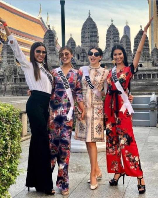 Vanessa Villars alternaba su preparación con algo de turismo, disfrutando de la cultura y paisajes únicos que ofrece Tailandia.