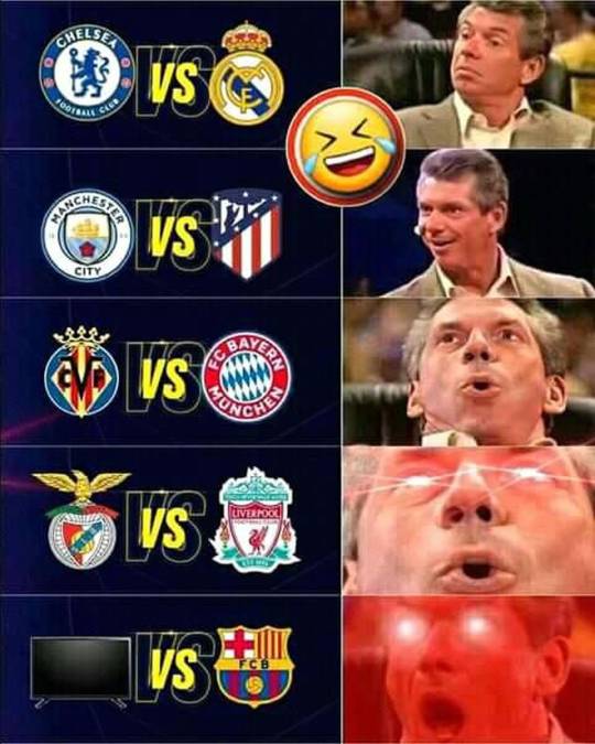 ¡Burlas para el Barça! Los memes del sorteo de cuartos de final de la Champions y Europa League