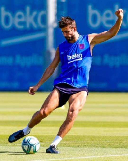 Gerard Piqué - El central español es el líder de la defensa del Barcelona y comandará la zaga en San Mamés.