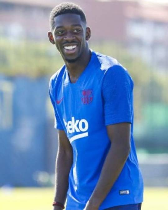 Ousmane Dembélé - El francés acompañará a Griezmann y Luis Suárez para formar el tridente azulgrana en Bilbao.