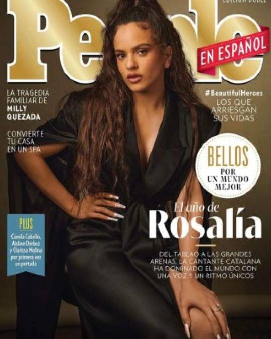 Este semana Rosalía recibió otro confirmación de su belleza, ser parte de los 50 más bellos de la Revista People.