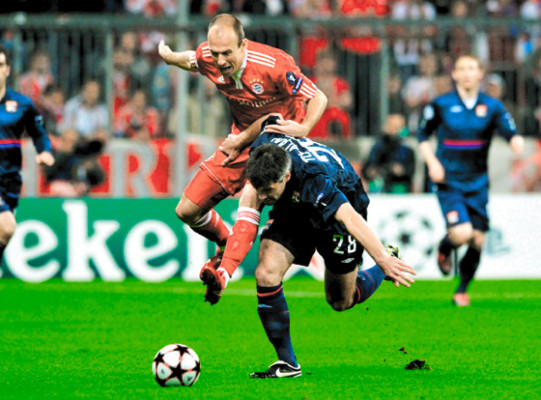 Robben se roba el show