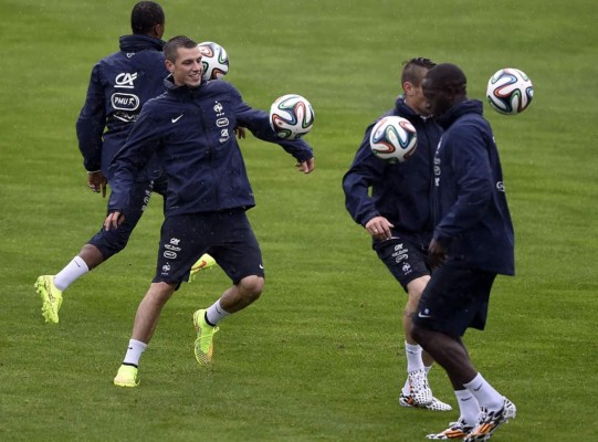 Francia inició los entrenamientos para el Mundial