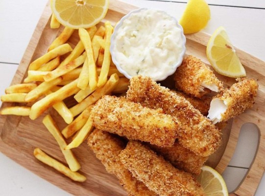 Cómo hacer deditos de pescado