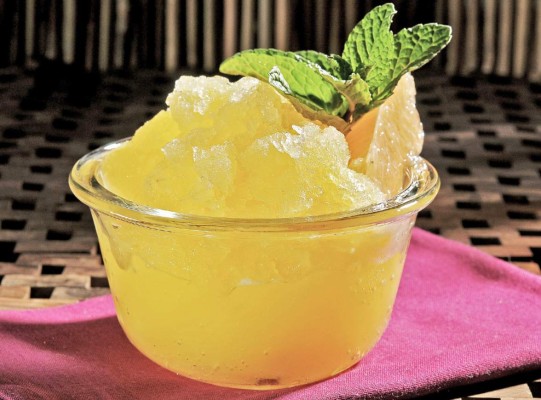 Cómo preparar granita de naranja