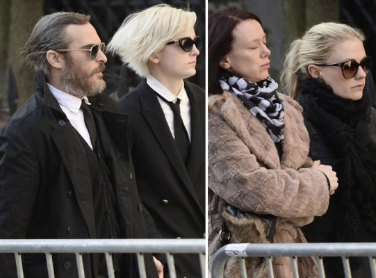 El actor Joaquin Phoenix y la actriz Anna Paquin.