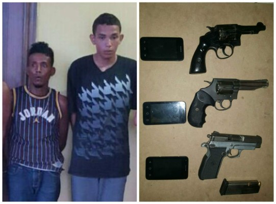 Detienen a tres supuestos pandilleros en La Ceiba