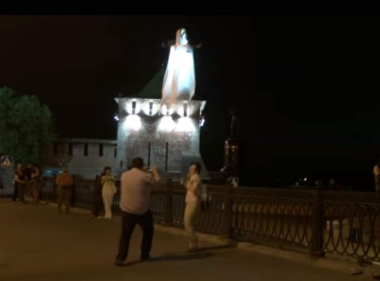 Un fatasma asusta a una ciudad rusa