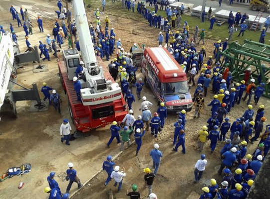Murió el obrero accidentado en el estadio mundialista de Manaus