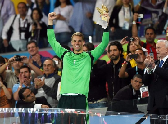 Neuer mejor portero del Mundial de Brasil 2014