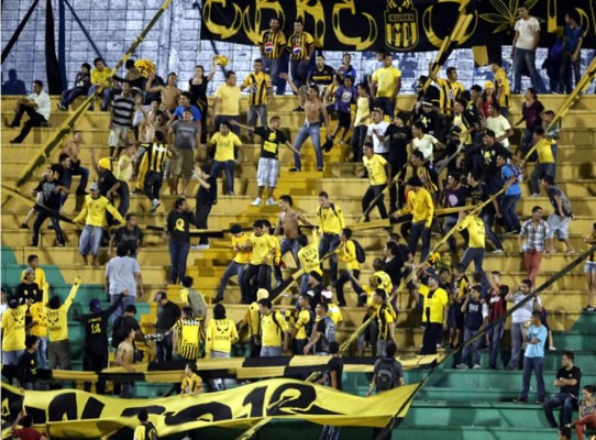 Barra aurinegra no ingresará al Marathón-Real España