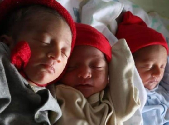 Los trillizos están sanos y listos para irse a casa con su familia