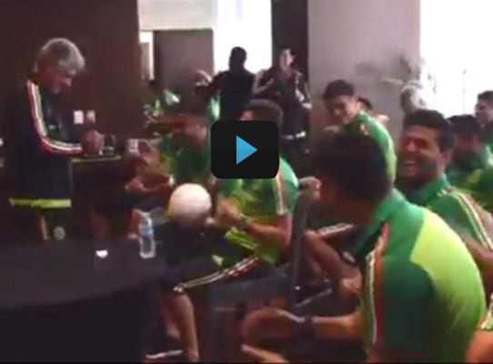 Video: La broma de los jugadores mexicanos a Ferreti