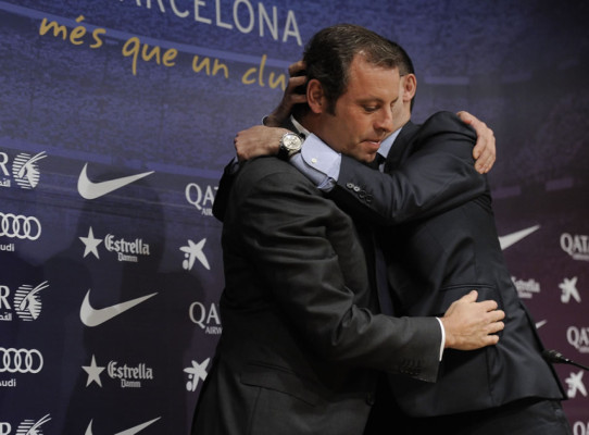 Sandro Rosell hace oficial su renuncia a la presidencia del Barça