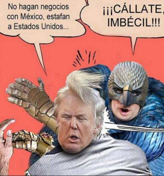Los mexicanos no están contentos con la llegada de Trump a la capital de ese país.