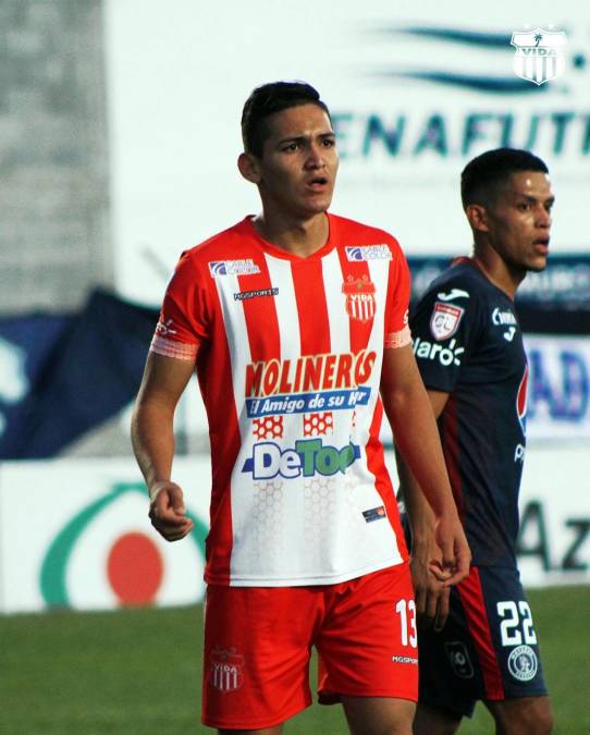 En el Vida también debutó Edwin Jafeth Munguía, juvenil Sub-20.