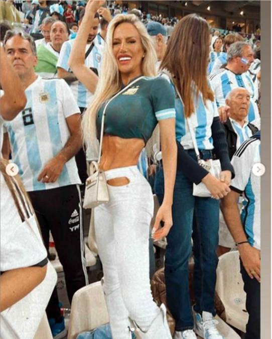 Esto ocurrió luego de que la modelo compartiera sus acostumbradas fotos en Instagram, tras el triunfo de Argentina ante Croacia.