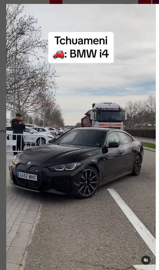 Así es el auto que conduce Tchouaméni.
