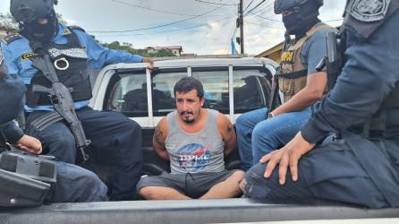 Brayan Antonio Castillo Deras fue capturado por el delito de asesinato en perjuicio de dos personas en Copán.