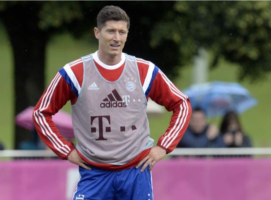 Robert Lewandowski fue presentado con el Bayern Múnich