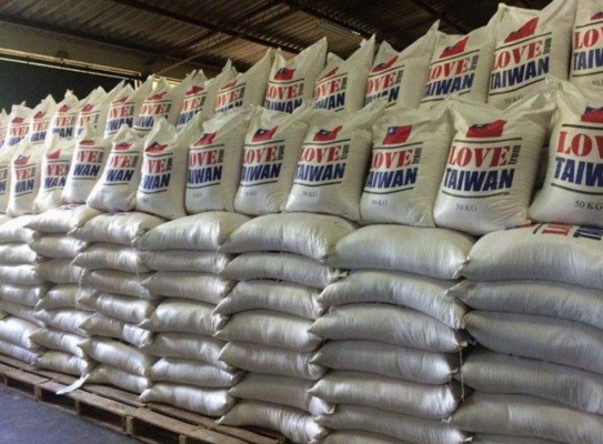 Taiwán dona 400 toneladas de arroz a Honduras para afectados por la sequía