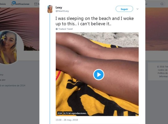 Joven recibe paliza por agentes de policía en una playa