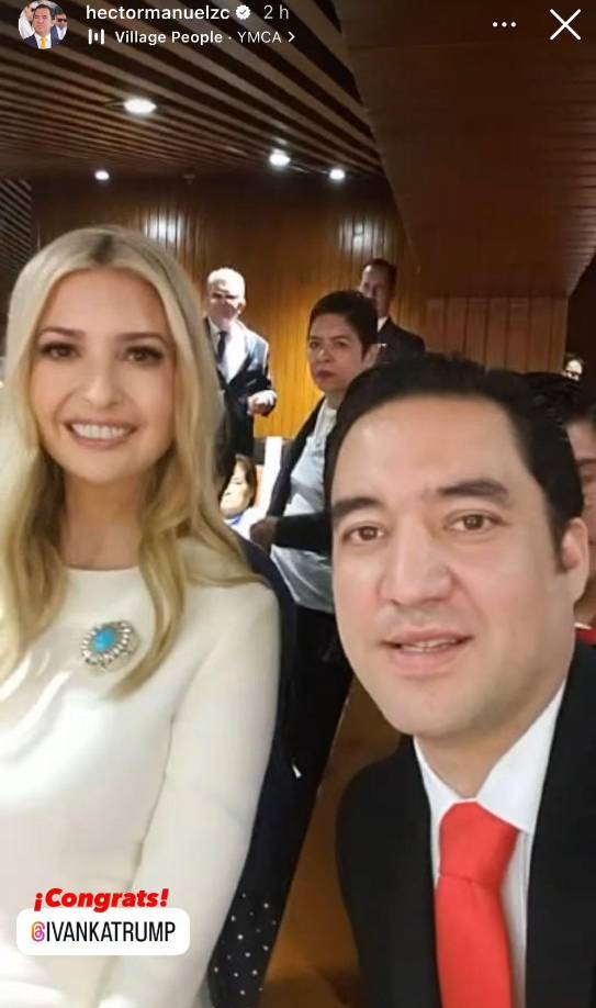 Héctor Zelaya, secretario privado de la presidenta Xiomara Castro, compartió una historia en su Instagram, en la cual felicitó a Ivana Trump por el triunfo electoral de su padre en las elecciones de Estados Unidos. 