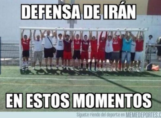 Memes de la dudosa victoria de Argentina contra Irán