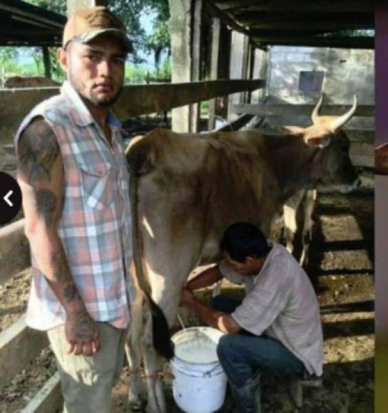 Alexander Aguilar: El futbolista hondureño juega en el Vida y decidió incursionar en la ganadería.