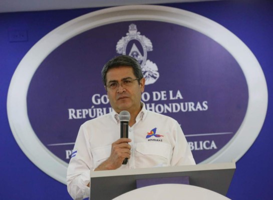 El presidente Hernández dijo que se ha tenido una licitación para generación de energía muy favorable como nunca se había hecho.