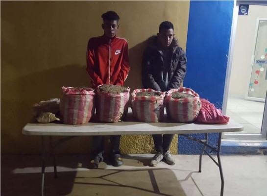 Yoro: Capturados tras suponerlos transportar 80 libras de supuesta marihuana