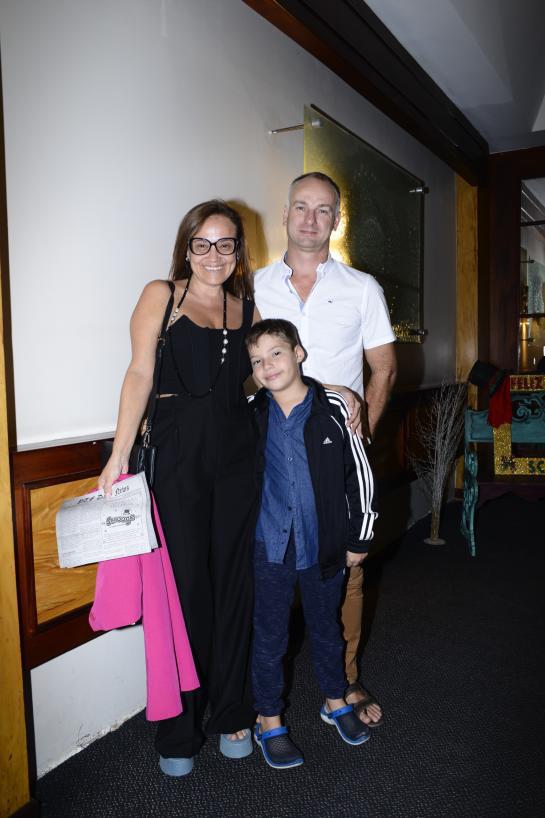 Karina Oliveira, Lucas Hoffmann y Rudolf Hoffmann