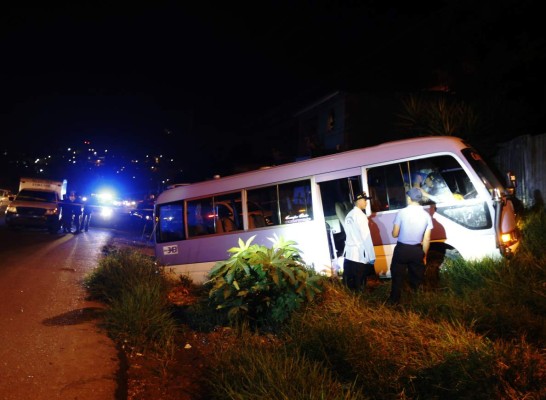 Ultiman a conductor de rapidito en la capital hondureña