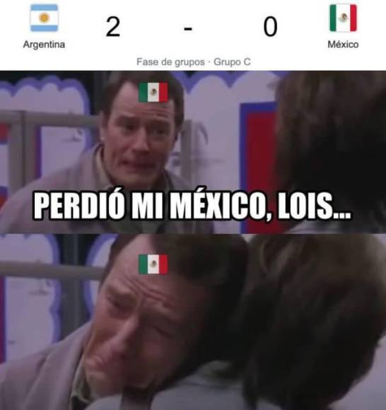 Memes: Burlas a México tras caer ante Argentina