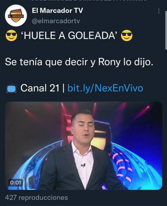 En El Marcador TV de Panamá inclusive se atreven a pronosticar que su selección goleará a Honduras.