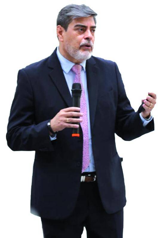 El conferencista Jorge Porras.