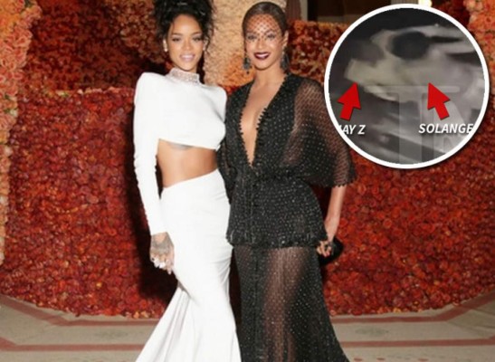 Rihanna, ¿el motivo de las patadas de Solange a Jay Z?