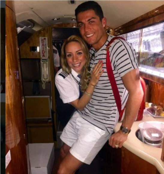 La bella rubia se ha convertido en gran amiga de Cristiano Ronaldo.