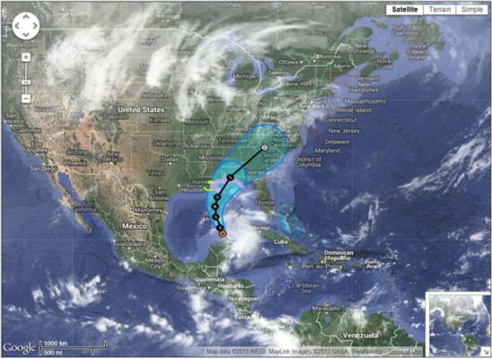 Karen puede azotar el sábado sobre Nueva Orleans como huracán